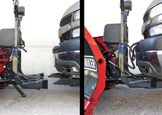 Example of Quick Hitch 2 Mounting System