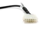 Close up of 12 pin plug on Meyer Straight Plow Pistol Grip Controller, 22690DC