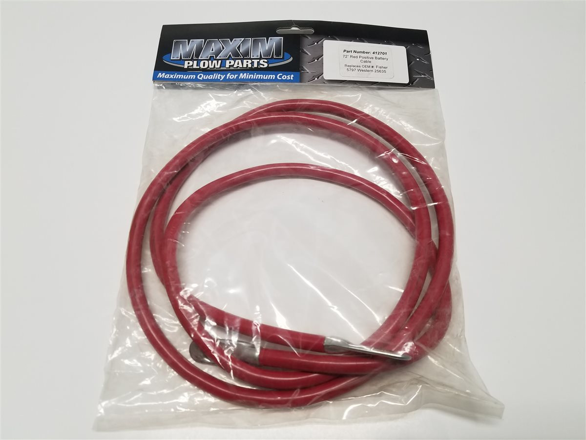 72″ Positive Battery Cable – Red, 412701 5